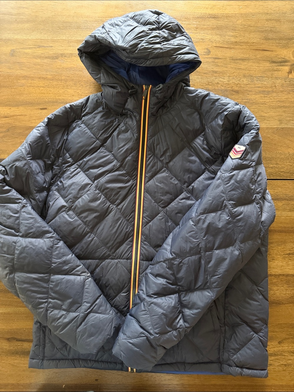 Marine Layer Men's Quilted Hooded Jacket - Navy